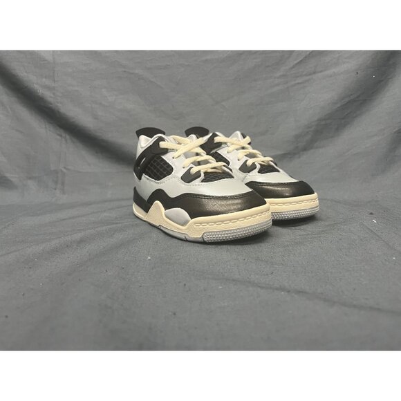 Nike Toddlers Jordan 4 Retro (TD) Sneakers Silver Black Size 9 NEW NO BOX! - Picture 9 of 9